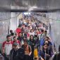 Selama periode Januari hingga April 2026, total pelanggan kereta api yang berangkat dari berbagai stasiun di wilayah Daop 2 Bandung mencapai 1.765.705 pelanggan. PJ/Dok