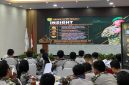 Irdam Mayjen TNI Nurul Yakin saat berbicara di DIKLATDA) Himpunan Pengusaha Muda Indonesia (HIPMI) Jabar di Aula Daan Mogot, Pusdikif Bandung, Sabtu 9 Mei 2026. PJ/Dok