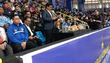 Hadi Tjahjanto, saat membuka Kejuaraan Nasional Piala Ketua Umum PB FORKI IV 2026, Sabtu 9 Mei 2026 di GOR C-Tra Arena Jalan Cikutra Bandung. PJ/Joel