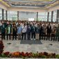 Bupati Garut berpose bersama Ketua LDII Jabar dan Garut disela Muada LDII III 2026 Kabupaten Garut. PJ/Dok