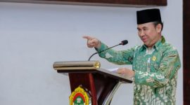 H.Didin Suyadi terpilih kembali secara aklamasi sebagai Ketua DPD LDII Kabupaten Bandung pada Musda VIII LDII. Dok