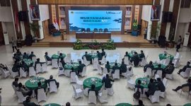 Bupati Bandung Kang Dadang Supriatna atau KDS membuka Musda VIII LDII Kabupaten Bandung. Dok