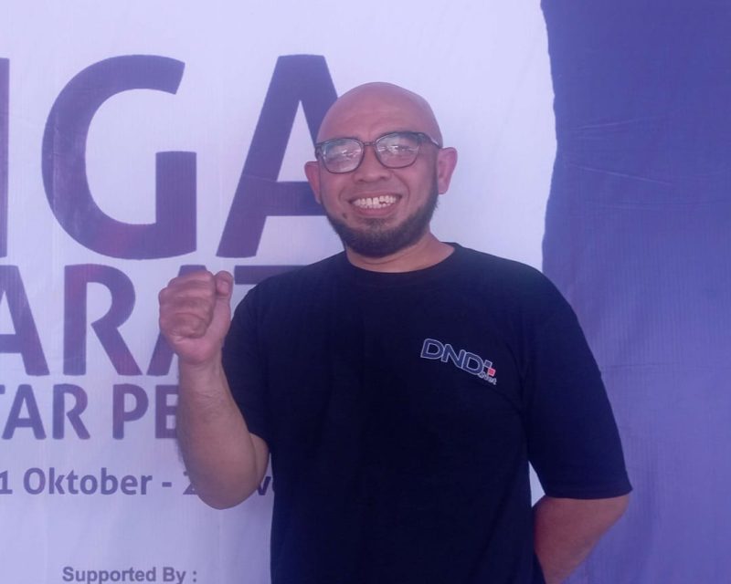 Dadang Ginanjar, Ketua Panitia Liga Karate Antar Pelajar 2026 mengungkapkan, akan menambah kuota atlet bertanding di luar negeri. PJ/Joel