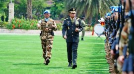 Jenderal TNI Agus Subiyanto melepas Satgas TNI Kontingen Garuda (KONGA) 2026 di Mabes TNI AD. PJ/Dok