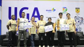 Tim Karate dari Perguruan Inkanas Polres Garut All-Star tampil sebagai juara Umum I pada Liga Karate Antar Pelajar Seri I Tahun 2026. PJ/Joel