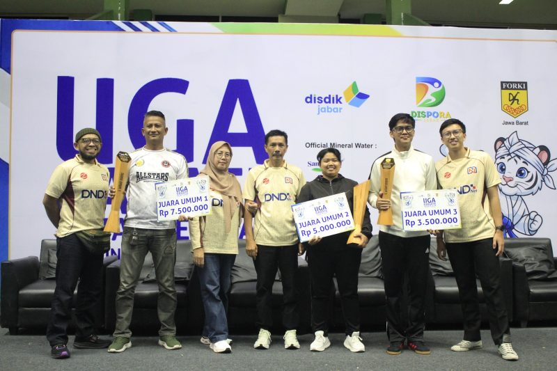Tim Karate dari Perguruan Inkanas Polres Garut All-Star tampil sebagai juara Umum I pada Liga Karate Antar Pelajar Seri I Tahun 2026. PJ/Joel