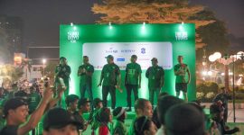 Para pemenang di ajang lari Suroboyo 10K yang diinisiasi oleh bank bjb. PJ/Dok