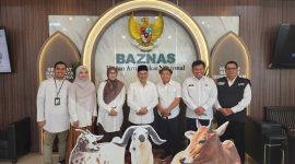 BAZNAS Jabar kembali membantu warga Palestina dengab mengirimkan daging qurban kemasan. PJ/Dok