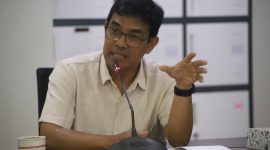 Ahmad Rahmat Purnama menyoroti bansos yang tidak efektif menekan angka kemuskinan. PJ/Humpro