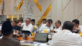 Komisi V DPRD Jawa Barat melakukan Rapat Kerja bersama KONI, KORMI dan NPCI Jabar terkait belum cairnya dana hibah. PJ/Joel