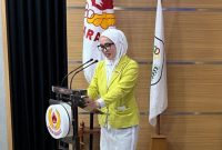 Rita Rahman terpilih sebagai Ketua Umum PSTI Jabar dalam Musprovlub di Gedung Koni Jabar. PJ/Dok
