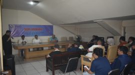 Suasana musyawarah pemilihan Ketua Pokja PWI Kota Bandung. PJ/Dok