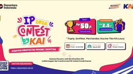 KAI mengajak insan kreatif untuk ikut dalam lomba IP Contest by KAI. 