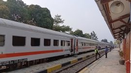 Pasca gempa di Sukabumi, PT KAI Daop 2 Bandung memastikan sarana prasarana dan operasional kereta api tidak terganggu, hanya KA Siliwangi mengalami keterlambatan. PJ/Dok