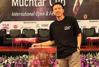 Mochamad Zhidan akan membawa 2 atlet yaitu Muhammad Akaska Jore Surbakti dan Usamah Syakib Iskandar ke kejuaraan karate di Thailand. PJ/Doj