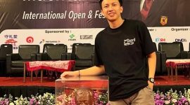 Mochamad Zhidan akan membawa 2 atlet yaitu Muhammad Akaska Jore Surbakti dan ⁠Usamah Syakib Iskandar ke kejuaraan karate di Thailand. PJ/Doj