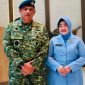Marsma TNI Rohmat Kusmayadi dan isteri. PJ/Dok