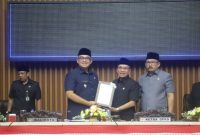 DPRD Kota Bandung menggelar rapat paripurna terkait usulan Raperda Pertanggungjawaban Pelaksanaan APBD 2025, Kamis, 9 Juli 2026. (Indra/Humpro DPRD Kota Bandung)