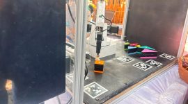 Tangram Robot karya mahasiswa ITB hadir di Festival Lierasi Kota Bandung. PJ/Dok