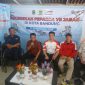 Ketua NPCI Kota Bandung, pengurus dan atlet saat konferensi pers di Sekretariat NPCI terkait anggaran minim hadapi Peparda 2026. PJ/Joel