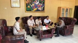 Tim Kanwil HAM Jabar saat koordinasi dengan aparat terkait pembunuhan satpam di Jatiluhur, Purwakarta. PJ/Dok