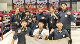 Atlet Muaythai Kota Bandung memboyong 7 medali pada Kejurnas Indonesia Muaythai Championship (IMC) pada 4 - 10 Agustus 2026 di GOR Bang Yan / Abdur Rosyad, Kota Bekasi. PJ/Dok