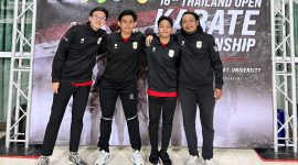 Atlet jebolan Karateka Pelajar Jabar, berhasil menjuarai 16th Thailand Open Karate Championship 2026. PJ/Dok