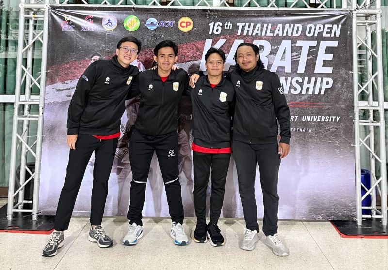 Atlet jebolan Karateka Pelajar Jabar, berhasil menjuarai 16th Thailand Open Karate Championship 2026. PJ/Dok