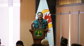 Kadispora Jabar Dr.Hery Antasari membuka Rakerprov KONI Jabar mewalili Gubernur KDM, Minggu 30 Agustus 2026. PJ/Joel