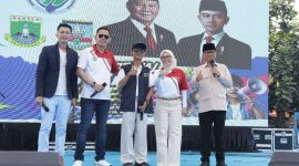 Kick off Festival Duta Desa Gen Z 2026 yang digelar di Alun-Alun Kramatwatu, Kecamatan Kramatwatu, Kabupaten Serang, Sabtu (29/8/2026).