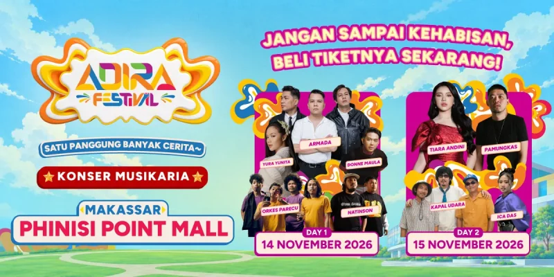 Adira Finance gelar Konser Musikaria Adira Festival di Makassar