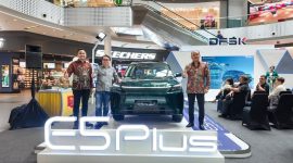 DFSK Luncurkan E5 Plus di Summarecon Mall Bandung, Selasa (8/9). PJ/Dok