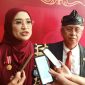 Prof. Diana saat diwawacarai usai pelantikan Rektor USB. PJ/Dok