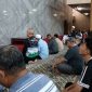 Ratusan jamaah Masjid Agung Bandung, mengirimkan doa untuk para jurnalis. PJ/Dok
