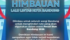 Warga Kota Bandung diimbau hindari ruas jalan ini karena terdapat ajang lari Pocari Sweat Run 2026 di Bandung.