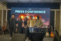 Para pengisi OST di Film Menang Untuk Kalah saat Lounching di Bandung, Sabtu (29/9). PJ/Mal