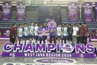 SMAN 21 Bandung keluar sebagai Juara Final Regional AXIS Nation Cup 2026 West Java. PJ/Dok