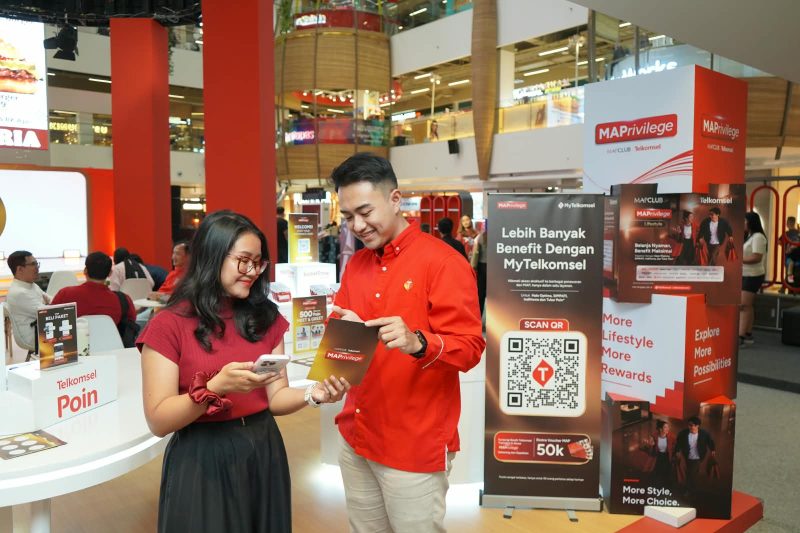 Telkomsel dan MAP menghadirkan ragam aktivitas seru