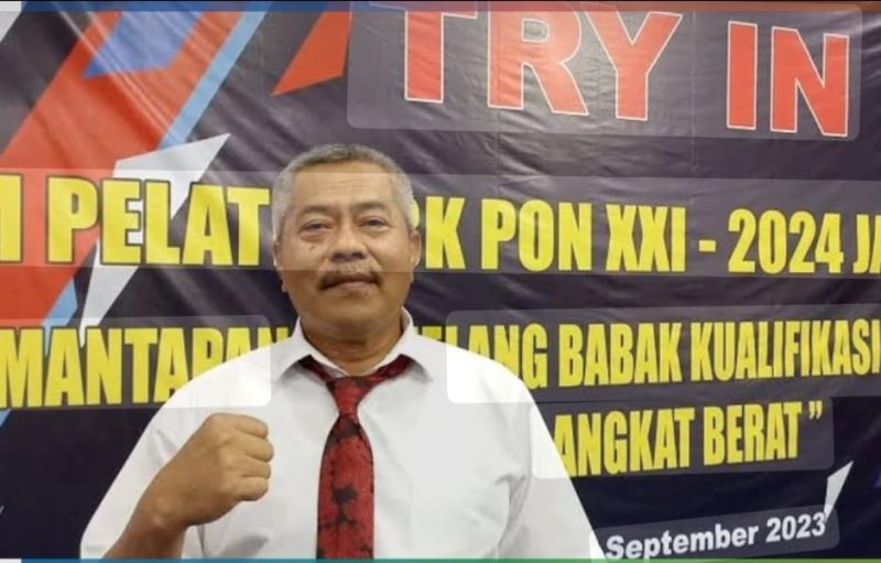 Ketua Umum Perkumpulan Angkat Berat Seluruh Indonesia (PABERSI) Jawa Barat Sugito minta Cabor fokus pada Porprov 2026. PJ/Dok