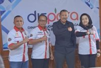 Ketua panitia pelaksana eksebisi cabor Savate Deny Morand, SH
