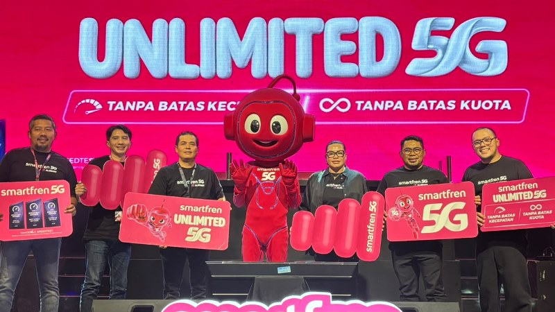 XLSMART menghadirkan Jaringan 5G SMARFREN di Palembang. PJ/Dok