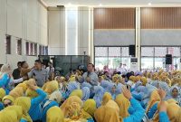 Menteri Wihaji saat temu ribuan Tim Pendamping Keluarga (TPK) di SPN Cisarua, KBB Rabu (30/9). PJ/Mal