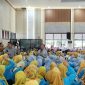 Menteri Wihaji saat temu ribuan Tim Pendamping Keluarga (TPK) di SPN Cisarua, KBB Rabu (30/9). PJ/Mal