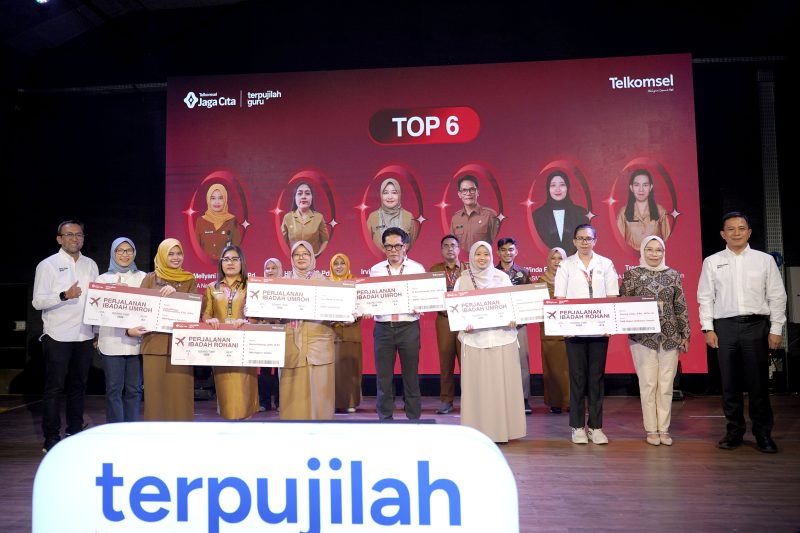 Telkomsel menggelar Terpujilah Guru sejak Mei 2026, menjangkau lebih dari 3.800 guru SMA, SMK, dan MA melalui roadshow. 