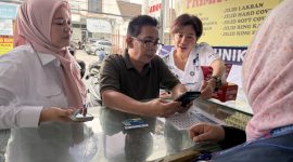 Manajemen XLSMART turun langsung temui pelanggan di Customer Day 2026. PJ/Dok