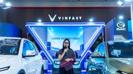 VinFast hadirkan VF MPV 7 di booth VinFast pada GIIAS Bandung 2026. PJ/Dok