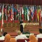 Ineu saat memberikan sambutan disela Pelantikan Pengurus IKWI Jawa Barat di Gedung Merdeka Bandung, Jumat (2/10). PJ/Mal