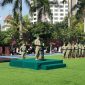 Pangdam III/Slw saat upacara penyambutan personel purna tugas operasi Pamtas RI–Malaysia Yonarmed 4/Parahyangan Tahun Anggaran 2026. di Makodam III/Siliwangi, Jalan Aceh Nomor 69, Bandung, PJ/Dok