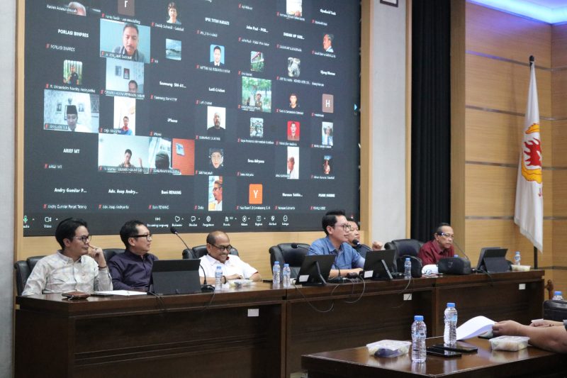 Dewan Hakim PORPROV XV Jawa Barat Tahun 2026 menggelar Bimtek penyelesaian sengketa di  ajang Porprov XV. PJ/Joel
