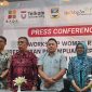 Dari ki-ka : Sekti Raharjo S.TP., MM - UMKM Sekolah Tinggi Pariwisata Bogor,  M. Irfan Suryawardana,  Direktur Keuangan, Manajemen Risiko dan Umum BPDP,  Akhmad Panji Hernawan, Kepala DP2KBP3A KBB, 
Dr. Dian Indayati, S.H., S.E., M.Si - Dekan  
Research Institute Intelligent Business Sustainable Economy dan  Dr. Ersy Ervina, S.Sos., M.Par., CHE - Ketua Center of Excellence Smart
Tourism and Hospitality. PJ/Mal